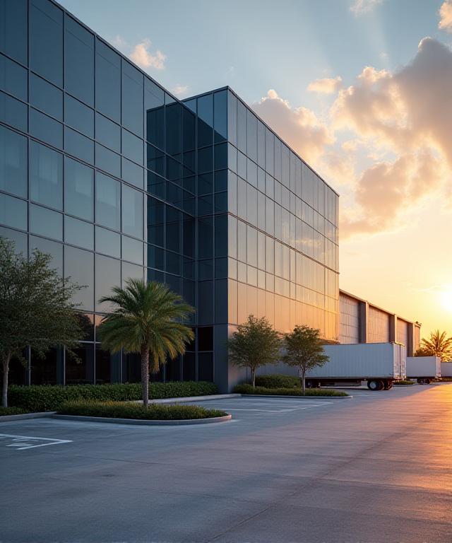 Modern logistics hub in Hollywood FL